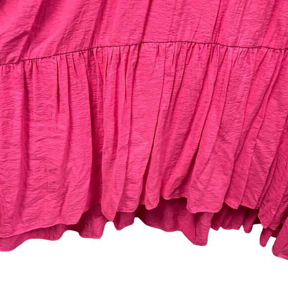 Anthropologie Maeve Marlene Tiered Sleeveless Maxi Dress Pink Womens Size 3X - Picture 3 of 6